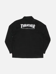 (JK65M01)THRASHER TDS CHORE JACKET-BLK