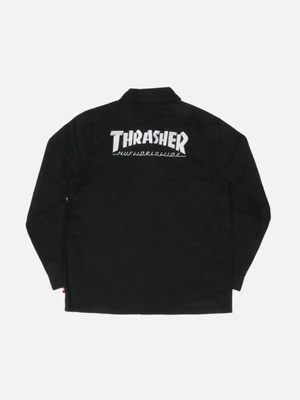 (JK65M01)THRASHER TDS CHORE JACKET-BLK