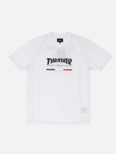 (KN65M02)THRASHER TDS JERSEY-WHT