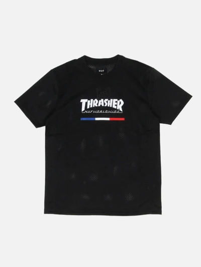 (KN65M02)THRASHER TDS JERSEY-BLK