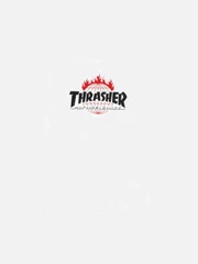 (TS65M03)THRASHER TDS TEE-WHT