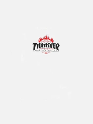 (TS65M03)THRASHER TDS TEE-WHT