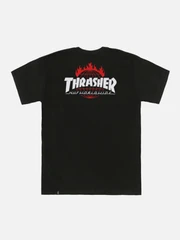(TS65M03)THRASHER TDS TEE-BLK