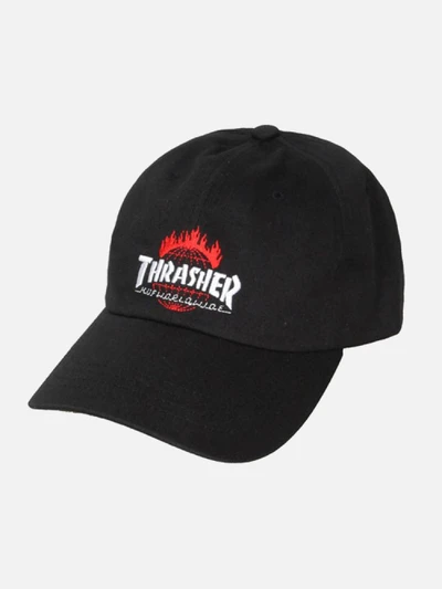 (HT65M03)THRASHER TDS CURVE VISOR 6 PNL-BLK
