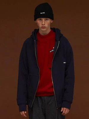 DIM. HOOD ZIP-UP_NAVY