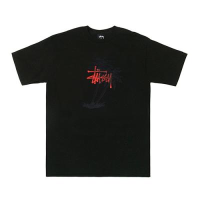 STUSSY PALMS TEE-BLACK