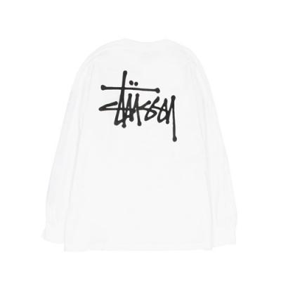 BASIC STUSSY LS TEE-WHITE
