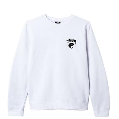 STOCK YIN YANG CREW-WHT