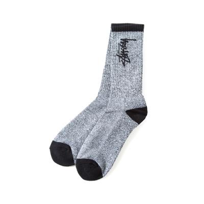 STOCK SOCKS-BLK/WHT