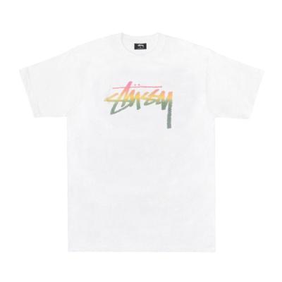 STOCK FADE TEE-WHT