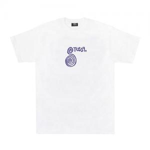 S SWIRL TEE-WHT