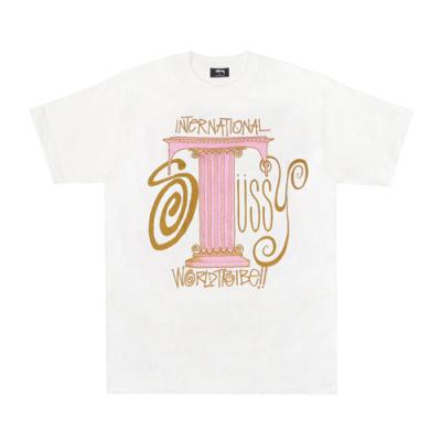 STUSSY ROME PIG. DYED TEE-NATL