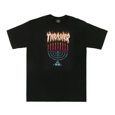 (3111803)MENORAH S/S TEE-BLK