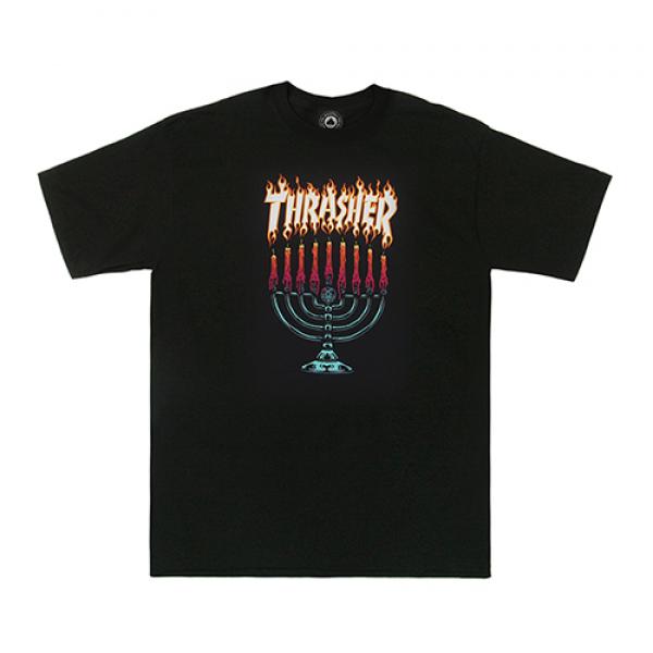 (3111803)MENORAH S/S TEE-BLK