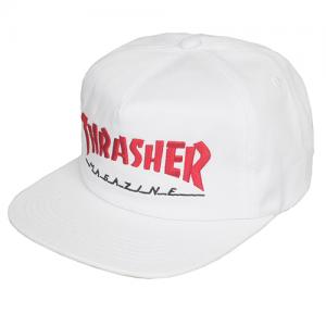 (3131349)MAGAZINE LOGO TWO-TONE HAT-WHT