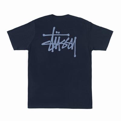 BASIC STUSSY TEE-NAVY