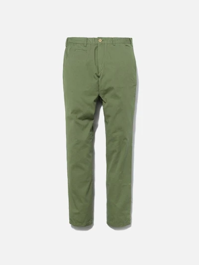 WASHED CHINO PANTS -OLV