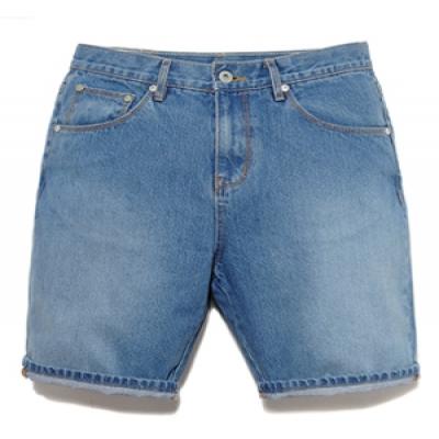 WASHED DENIM SHORT (DSVD03)-[L.BLE]