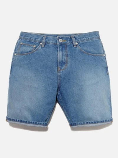 WASHED DENIM SHORT (DSVD03)-[L.BLE]