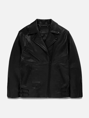 WOMENS OVERSIZE RIDER JACKET GS [BLACK](GSWL02)