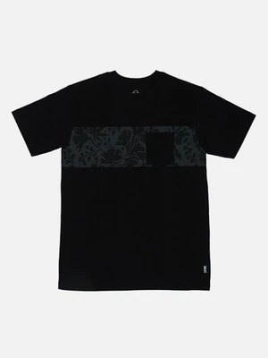 SPRINGFIELD CAMO POCKET TEE - BLK