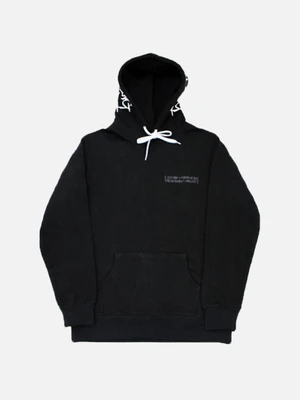 BASIC LOGO HOOD HOODIE-BLACK