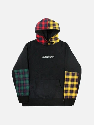 TARTAN CHECK BASIC LOGO HOODIE