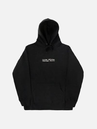 BASIC LOGO HOODIE-BLACK