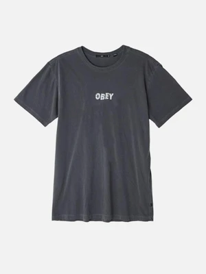 (166141393)OBEY SHATTERED TEE-BLA