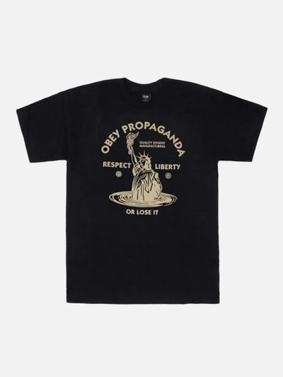(163081359)LADY LIBERTY TEE-BLK