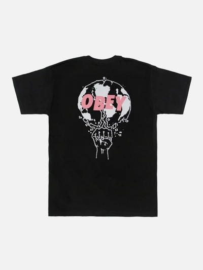 (163081384)SMASH IT UP TEE-BLK