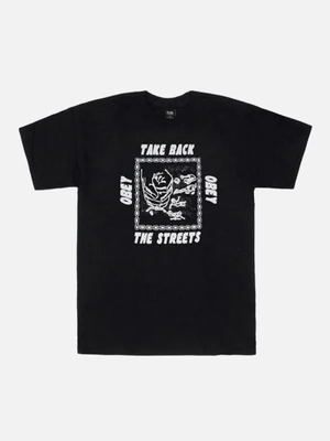(163081412)TAKE BACK THE STREETS TEE-BLK
