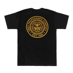 (163081201)OBEY PROPAGANDA COMPANY TEE-BLG