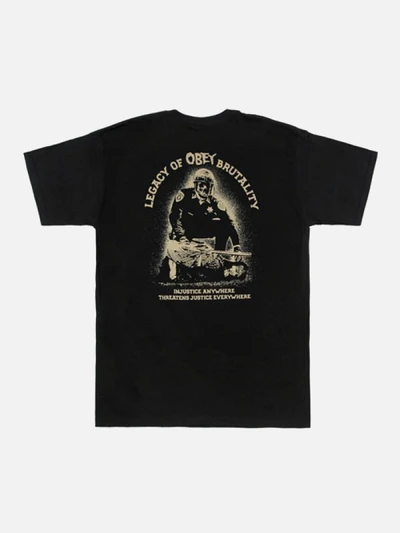 (163081360)OBEY LEGACY OF BRUTALITY TEE-BLK