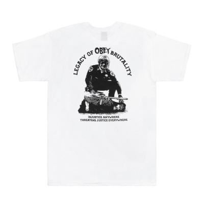 (163081360)OBEY LEGACY OF BRUTALITY TEE-WHT