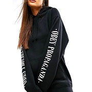 (111731394)NEW TIMES PROPAGANDA HOOD-BLK