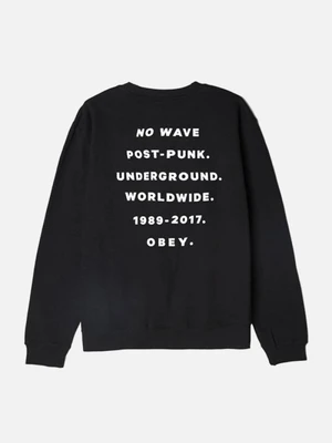 (111741396)OBEY UNDERGROUND WORLDWIDE CREW-BLK