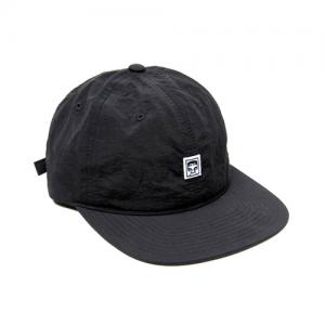 (100580044)HALF FACE 6 PANEL HAT-BLK
