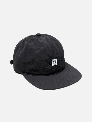 (100580044)HALF FACE 6 PANEL HAT-BLK