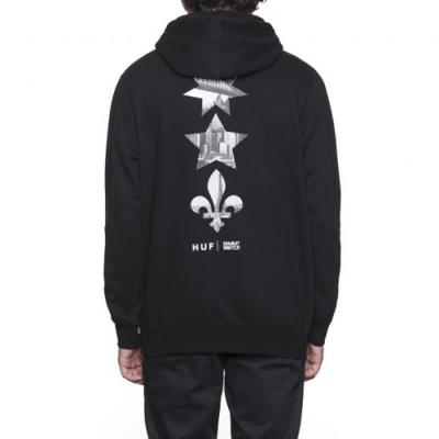 HUF X SAMMY PULLOVER HOOD-BLK