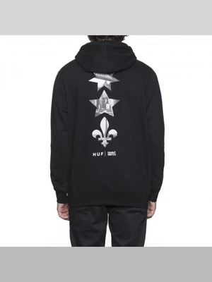 HUF X SAMMY PULLOVER HOOD-BLK
