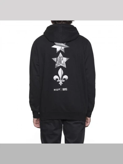 HUF X SAMMY PULLOVER HOOD-BLK