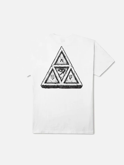SUMRA TRIPLE TRIANGLE TEE-WHT
