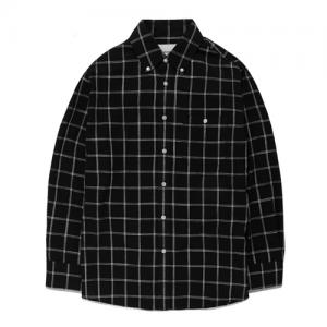 GSVS22-WINDOW CHECK SHIRTS GS [BLACK]