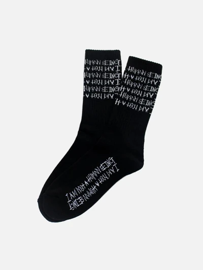 TRIPLE LOGO SOCKS - BLACK