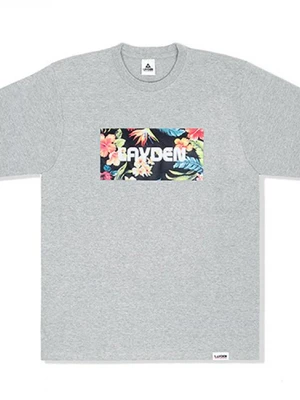 HAWAIIAN BOX LOGO TEE - GRAY