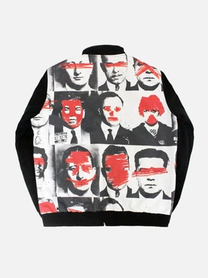 WHO R U TRACK TOP - BLACK