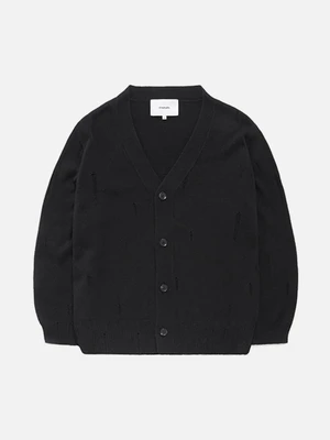 DAMAGE CARDIGAN GS [BLACK]