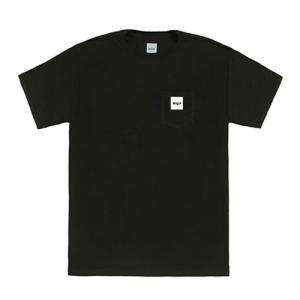BOX LOGO POCKET TEE_BLK(wht)