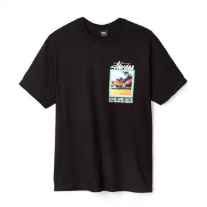 LOVE AND HATE TEE-BLK